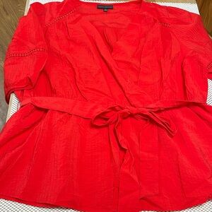 Lane Bryant Red Top - Sz 24